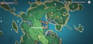 Location of the third key on the map (Image via Genshin Impact)